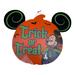 Disney Holiday | Disney Mickey Mouse Trick Treat Halloween Sign | Color: Green/Orange | Size: 13'' H X 16 1/2'' W