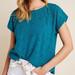 Anthropologie Tops | Maeve By Anthropologie Teal Green Eyelet Top | Color: Blue/Green | Size: 2