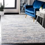 Blue/White 48 x 0.43 in Indoor Area Rug - Highland Dunes Granada Abstract Ivory/Blue Area Rug | 48 W x 0.43 D in | Wayfair