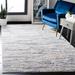 Blue/White 48 x 0.43 in Indoor Area Rug - Highland Dunes Granada Abstract Ivory/Blue Area Rug Polypropylene | 48 W x 0.43 D in | Wayfair