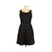 Jessica Simpson Casual Dress - Mini: Black Solid Dresses - Used - Size 8