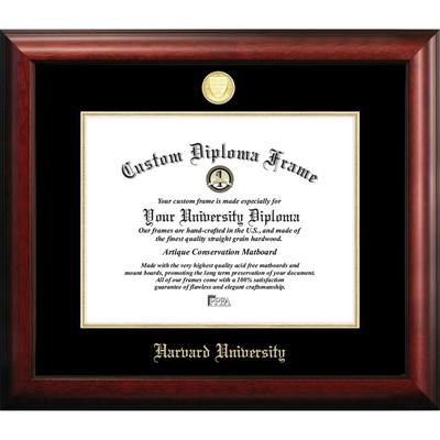 Harvard University 14w x 11h Gold Embossed Diploma Frame