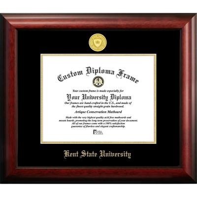 Kent State 9w x 7h Gold Embossed Diploma Frame