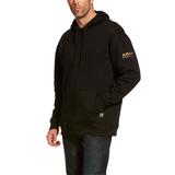 Ariat Men's Rebar Workman Hoodie (Size L) Black, Cotton,Polyester