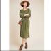 Anthropologie Dresses | Anthropologie Thalia Sweater Midi Dress | Color: Green | Size: L