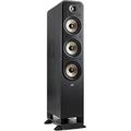 Polk Audio Signature Elite ES60 hochauflösender HiFi Standlautsprecher fürs Heimkino, Hi-Res zertifiziert, kompatibel mit Dolby Atmos und DTS:X (Stück), Schwarz