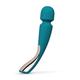 LELO Smart Wand 2 Medium Personal Wand Massager Tension Releasing Muscle and Body Massager, Waterproof & Wireless Rechargeable Wand, Ocean Blue