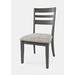 Altamonte Ladderback Chair (Set of 2) in Brushed Grey - Jofran 1855-420KD