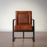 Genuine Leather Sled Chair - Jofran MAGUIRE-CH-SADDLE