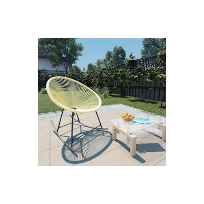 vidaXL Outdoor-Acapulco-Stuhl Poly-Rattan Beige