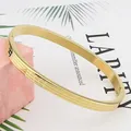 Bracelets en acier inoxydable motif géométrique parent-enfant bracelet d'amour pour les femmes