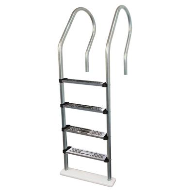 Blue Wave Premium Stainless Steel Reverse Bend In-pool Ladder for Above Ground Pools