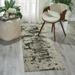 Nourison Maxell Modern Abstract Ombre Grey Ivory Area Rug