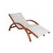 Arlmont & Co. Musawwir 63" Long Pine Single Chaise Wood in Brown/Green | 27.56 H x 26.77 W x 63 D in | Outdoor Furniture | Wayfair