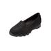 Women's The Pax Flat by Comfortview in Black (Size 11 M)