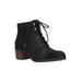 Wide Width Women's Sarina Booties by Bella Vita in Black (Size 8 1/2 W)