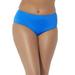 Plus Size Women's Mid-Rise Full Coverage Swim Brief by Swimsuits For All in Beautiful Blue (Size 16)