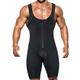 NonEcho Men Shapewear Tummy Control Full Body Shaper Slimming Bodysuit Plus Size - black - Medium