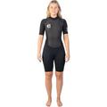 Gul Womens G-Force 3mm Back Zip Shorty Wetsuit - Black - Easy Stretch - 80% D-Flex panels for durability