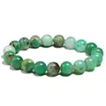Bracelet de perles en pierre de Jade australienne naturelle pour femmes et hommes breloques de