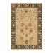 Overton Hand Knotted Wool Vintage Inspired Traditional Mogul Ivory Area Rug - 6' 1" x 9' 0"