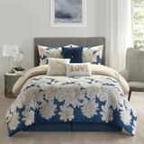 Grand Avenue Dorothy Floral Print 7 Piece Comforter Set