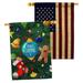 Angeleno Heritage Winter Yard 2-sided Polyester 2'4 x 3'4 ft. House Flag in Blue/Green | 40 H x 28 W in | Wayfair AH-XM-HP-137308-IP-BOAA-D-US20-AH