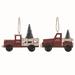 The Holiday Aisle® 2 Piece Wood Truck w/ Tree Holiday Shaped Ornament Set | 4.5 H x 2 W x 3.25 D in | Wayfair F91A7B684FA64CFA90ACCE280335E243