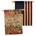 Ornament Collection We Are Stronger Together 2-Sided Polyester 3'3 x 2'3 ft. House Flag in Brown/Pink | 40 H x 28 W in | Wayfair