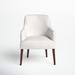 Armchair - Joss & Main Alto 27" Wide Armchair Velvet/Fabric in White | 35.8 H x 27 W x 30.5 D in | Wayfair AD01845EE7F44B21904AEF60CCCC1299