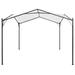 VidaXL Gazebo Pop up Canopy Tent Patio Pavilion Sunshade Party Tent Steel /Soft-top in Gray/White | 102.36 H x 118.11 W x 118.11 D in | Wayfair