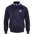 Chelsea FC Official Football Gift Mens Retro Track Top Jacket Navy Medium