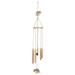 Juniper + Ivory 5 In. x 39 In. Eclectic Windchime Gold Metal - 62994