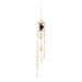 Juniper + Ivory Grayson Lane 33 In. x 4 In. Rustic Windchime Gold Iron - 91992