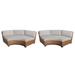 Laguna Curved Armless Sofa 2 Per Box