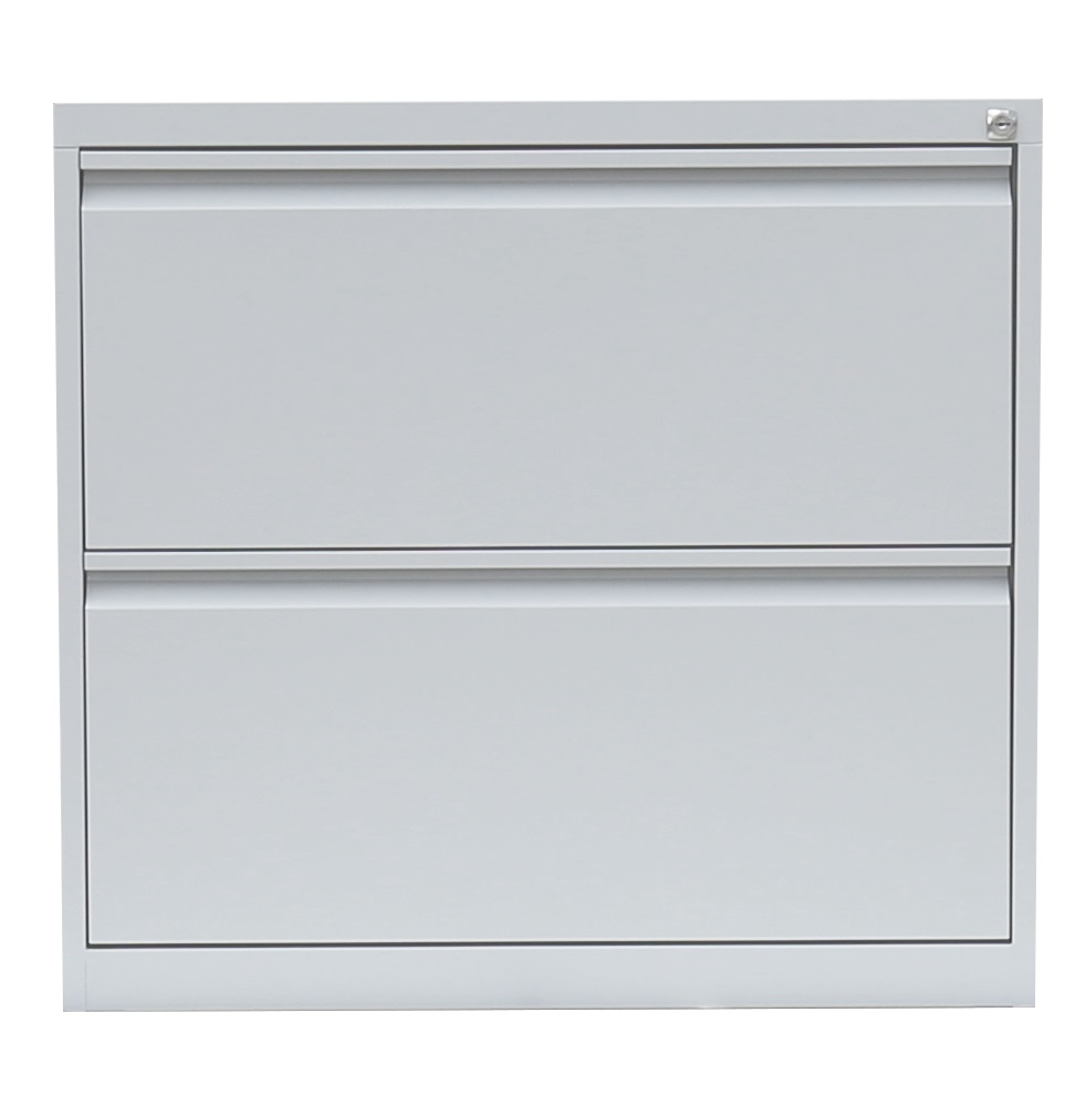 Lüllmann® Hängeregistraturschrank, 2 Schubladen zweibahnig, 705 x 760 x 620 mm, lichtgrau Image