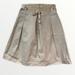 J. Crew Skirts | J. Crew Twill Cotton A-Line Skirt Tie Waist | Color: Cream/Tan | Size: 10