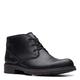 Clarks Men's Morris Peak Waterproof Chukka Boot, Black Tumbled Leather, 6.5 UK