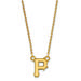 Women's Pittsburgh Pirates 18'' 10k Yellow Gold Small Pendant Necklace