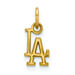 Women's Los Angeles Dodgers 14k Yellow Gold Extra Small Pendant