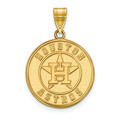 Women's Houston Astros 14k Yellow Gold Large Pendant