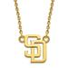 Women's San Diego Padres 18'' 14k Yellow Gold Small Pendant Necklace