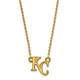 Women's Kansas City Royals 18'' 14k Yellow Gold Small Pendant Necklace