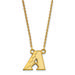 Women's Arizona Diamondbacks 18'' 14k Yellow Gold Small Pendant Necklace