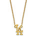 Women's Los Angeles Dodgers 18'' 14k Yellow Gold Small Pendant Necklace