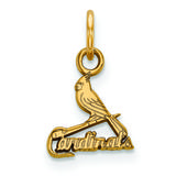 Women's St. Louis Cardinals 10k Yellow Gold Extra Small Pendant