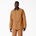 Dickies Men's Stonewashed Duck Lined Chore Coat - Brown Size 2Xl (TCR04)