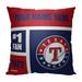 The Northwest Group Texas Rangers 18'' x Colorblock Personalized Throw Pillow