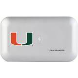 White Miami Hurricanes PhoneSoap 3 UV Phone Sanitizer & Charger