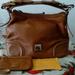 Dooney & Bourke Bags | Dooney & Bourke Leather Handbag & Wristlet | Color: Brown | Size: Os